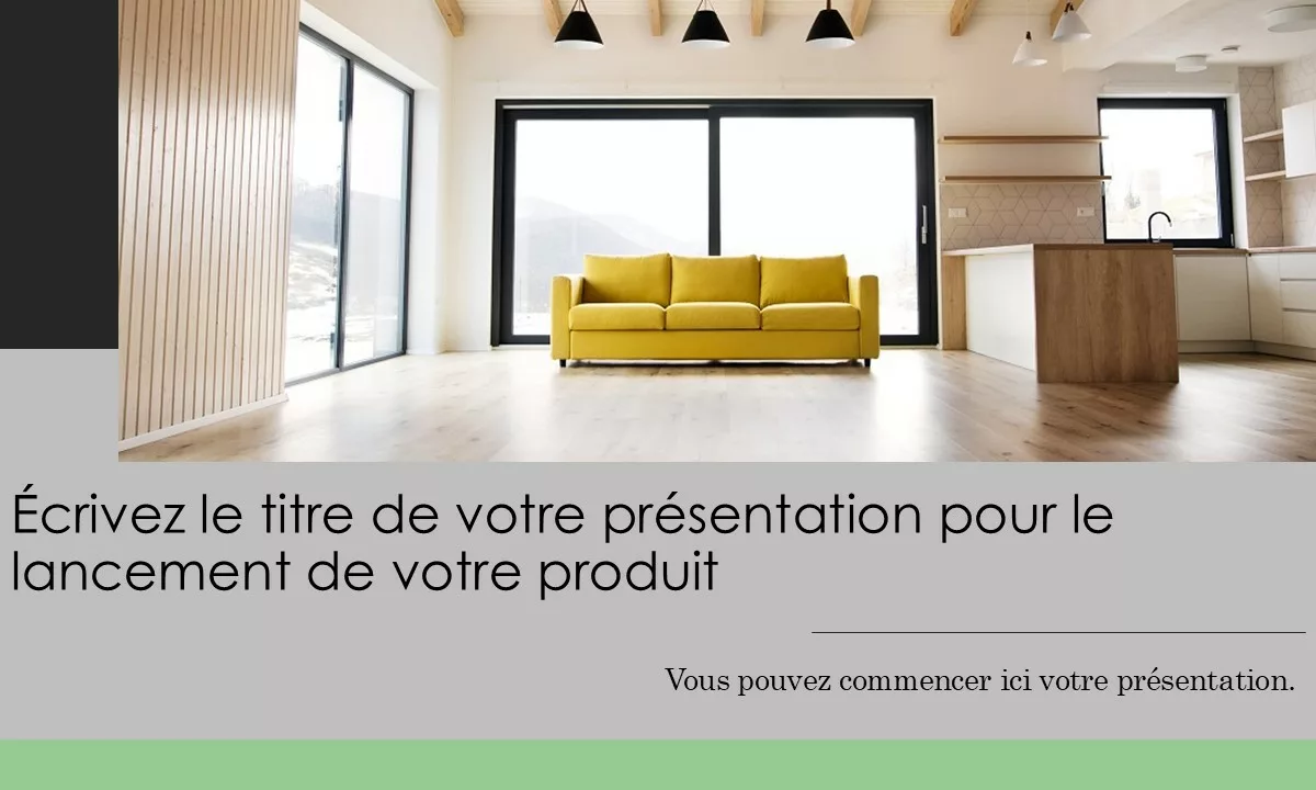 Template lancement d'un nouveau produit