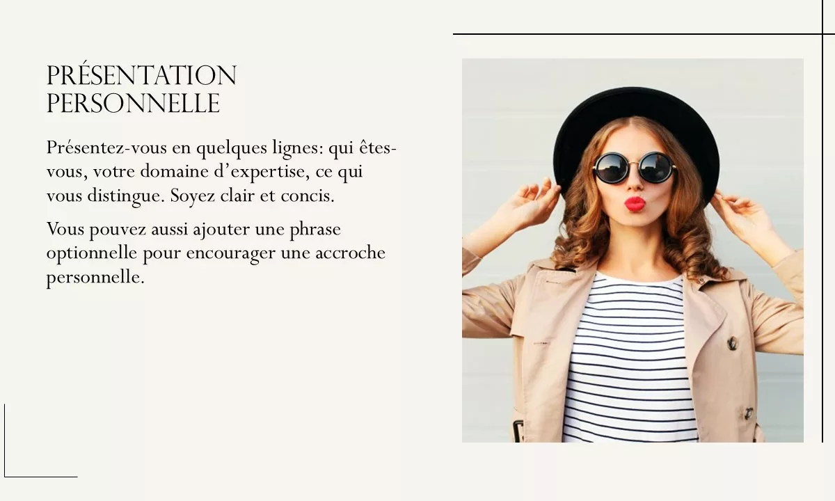 Template Portfolio minimaliste et professionnel